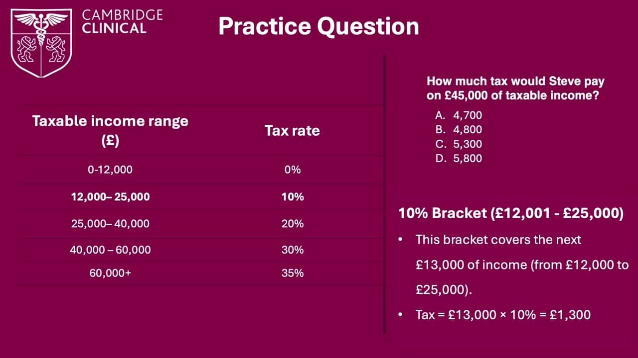 Quantitative Reasoning: Tax